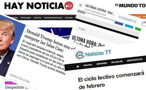 Las webs para crear noticias falsas detrás de gran .